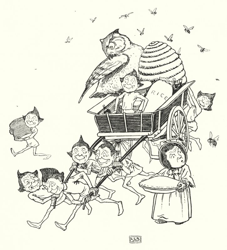 The Jumblies (litho) tekijältä Leonard Leslie Brooke