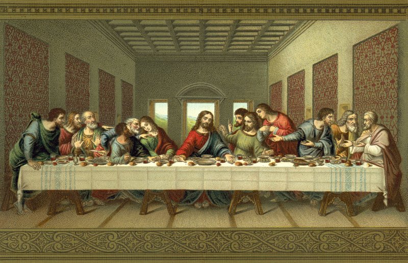 Viimeinen ehtoollinen tekijältä Leonardo da Vinci