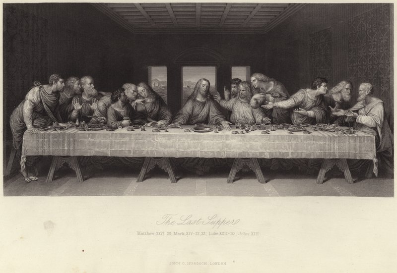 Viimeinen ehtoollinen tekijältä Leonardo da Vinci