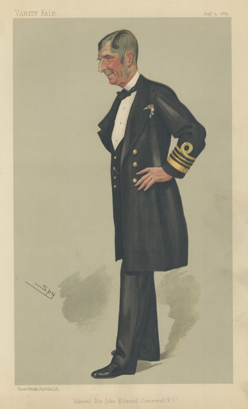 Amiraali Sir John Edmund Commerell VC tekijältä Leslie Matthew Ward