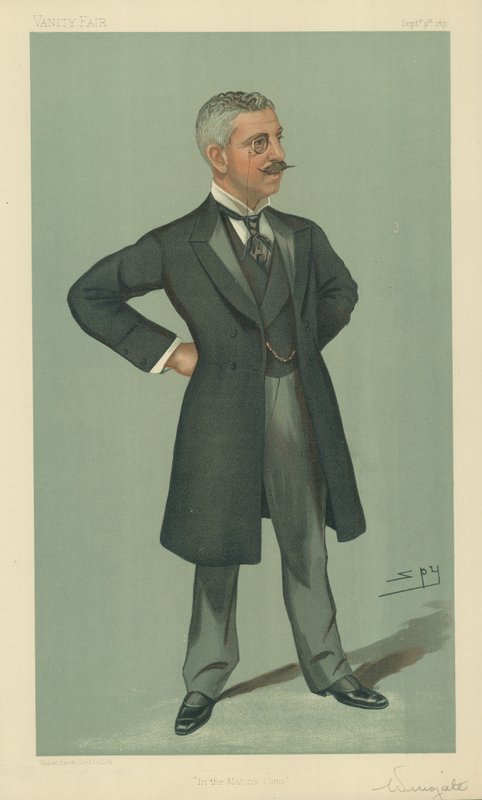 Eversti Francis Reginald Wingate, Madhin leirissä, 9. syyskuuta 1897, Vanity Fair -sarjakuva tekijältä Leslie Matthew Ward