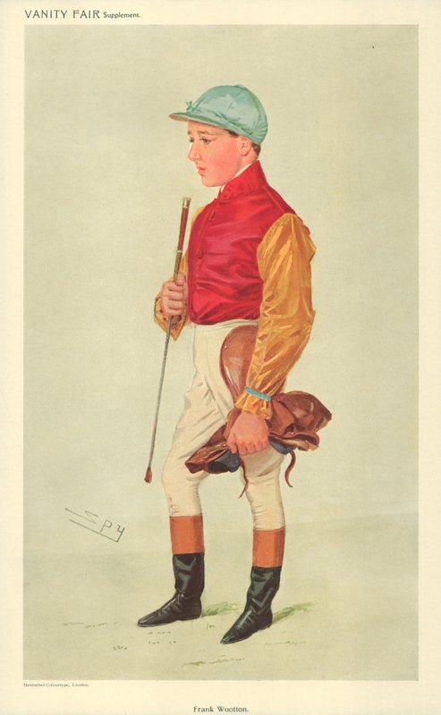 Frank Wooton, 8. syyskuuta 1909, Vanity Fair -sarjakuva tekijältä Leslie Matthew Ward