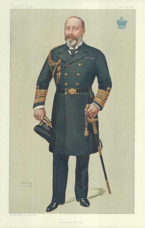 Hänen Majesteettinsa kuningas Edward VII tekijältä Leslie Matthew Ward