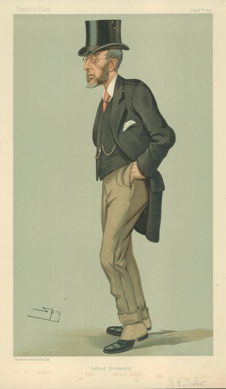 John Gilbert Talbot, Oxfordin yliopisto, 8. heinäkuuta 1897, Vanity Fair -sarjakuva tekijältä Leslie Matthew Ward