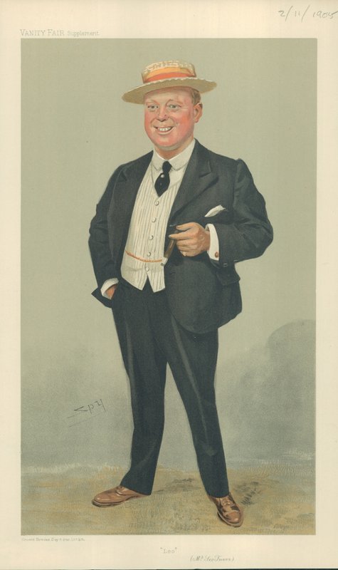 Leo Trevor, Leo, 2. marraskuuta 1905, Vanity Fair -sarjakuva. tekijältä Leslie Matthew Ward