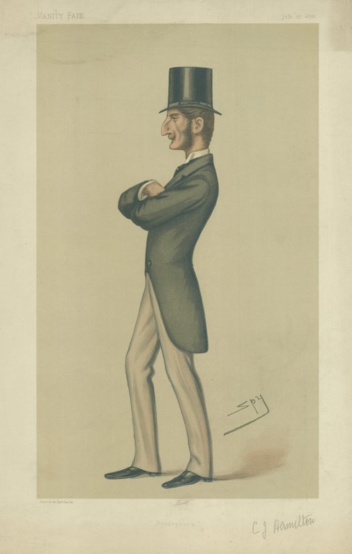 Lordi Claud John Hamilton, kuvitus "Vanity Fairista", 17. heinäkuuta 1878 tekijältä Leslie Matthew Ward