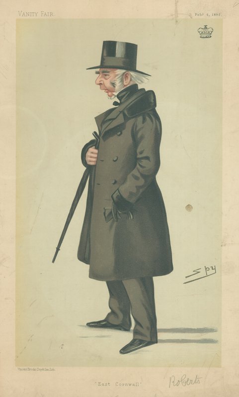 Lord Robartes, East Cornwall, 4. helmikuuta 1882, Vanity Fair -sarjakuva tekijältä Leslie Matthew Ward
