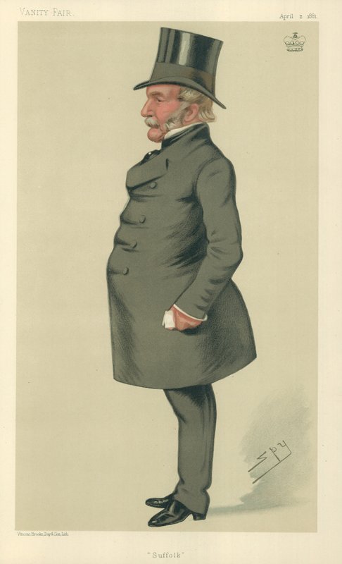 Lord Waveney, Suffolk, 2. huhtikuuta 1881, Vanity Fair -sarjakuva tekijältä Leslie Matthew Ward