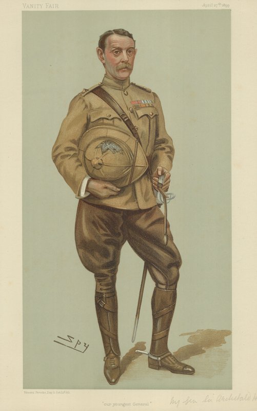 Kenraalimajuri Sir Archibald Hunter tekijältä Leslie Matthew Ward