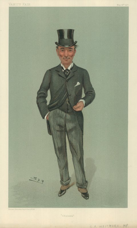 Herra Charles Algernon Whitmore, Chelsea, 16. toukokuuta 1901, Vanity Fair -sarjakuva tekijältä Leslie Matthew Ward