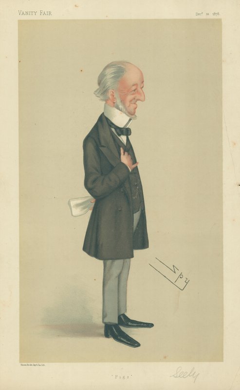 Mr Charles Seely, Pigs, 21. joulukuuta 1878, Vanity Fair -sarjakuva tekijältä Leslie Matthew Ward