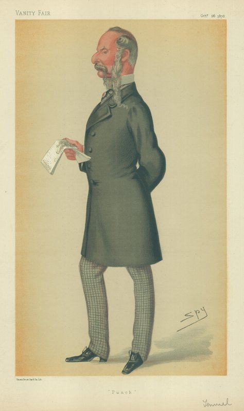 Mr John Tenniel, Punch, 26. lokakuuta 1878, Vanity Fair -sarjakuva tekijältä Leslie Matthew Ward