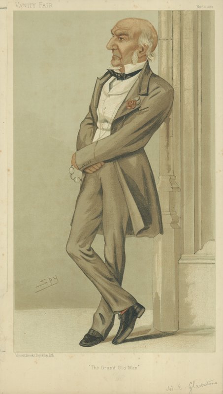herra William Ewart Gladstone tekijältä Leslie Matthew Ward