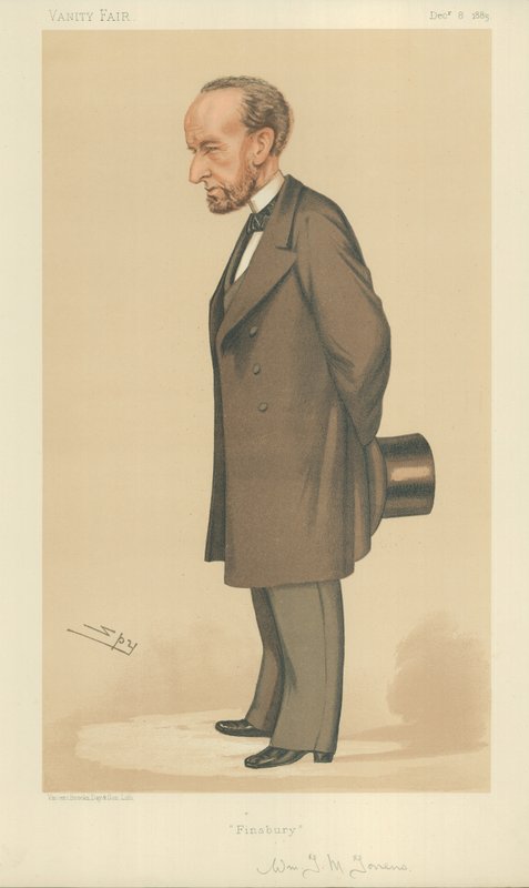 herra William McCullagh Torrens, Finsbury, 8. joulukuuta 1883, Vanity Fair -sarjakuva tekijältä Leslie Matthew Ward