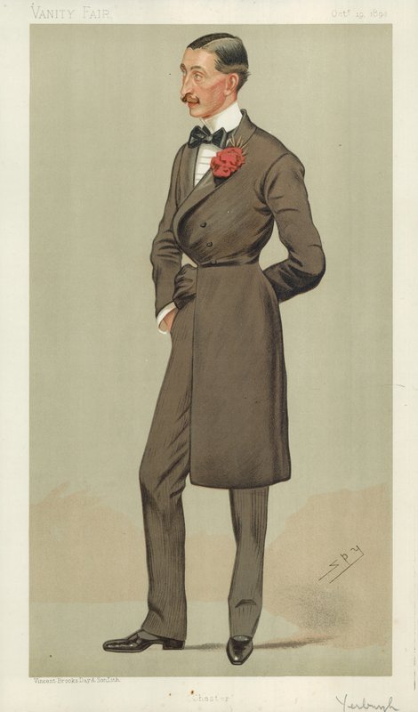 Robert Armstrong Yerburgh, Chester, 19. lokakuuta 1893, Vanity Fair -sarjakuva tekijältä Leslie Matthew Ward