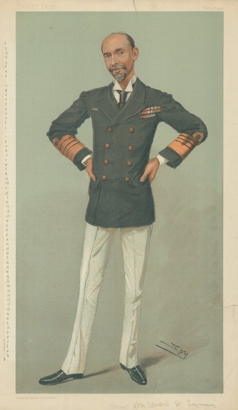 Sir Edward Hobart Seymour, Kiina, 31. lokakuuta 1901, Vanity Fair -sarjakuva tekijältä Leslie Matthew Ward