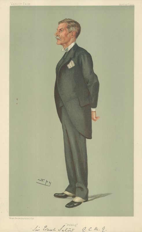 Sir Ernest Satow, Peking, 23. huhtikuuta 1903, Vanity Fair -sarjakuva tekijältä Leslie Matthew Ward