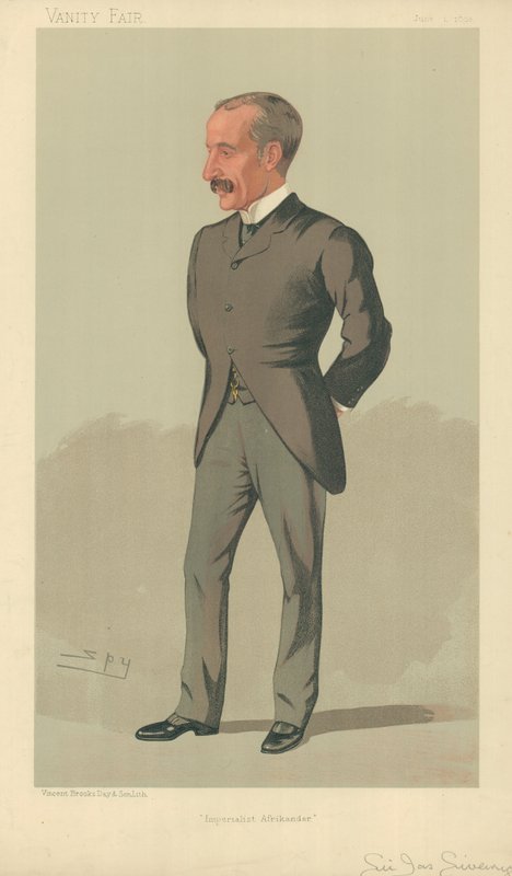 Sir James Sivewright, Imperialistinen Afrikander, 1. kesäkuuta 1893, Vanity Fair -sarjakuva tekijältä Leslie Matthew Ward