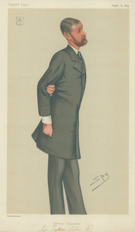 Sir Tatton Sykes, Viisitoista kirkkoa, 23. elokuuta 1879, Vanity Fair -sarjakuva tekijältä Leslie Matthew Ward