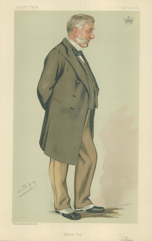 The Earl of Stair, White Dal, 22. syyskuuta 1883, Vanity Fair -sarjakuva tekijältä Leslie Matthew Ward