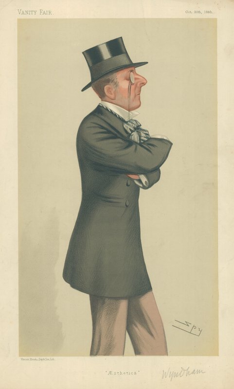 The Hon Percy Scawen Wyndham, Estetiikka, 30. lokakuuta 1880, Vanity Fair -sarjakuva tekijältä Leslie Matthew Ward