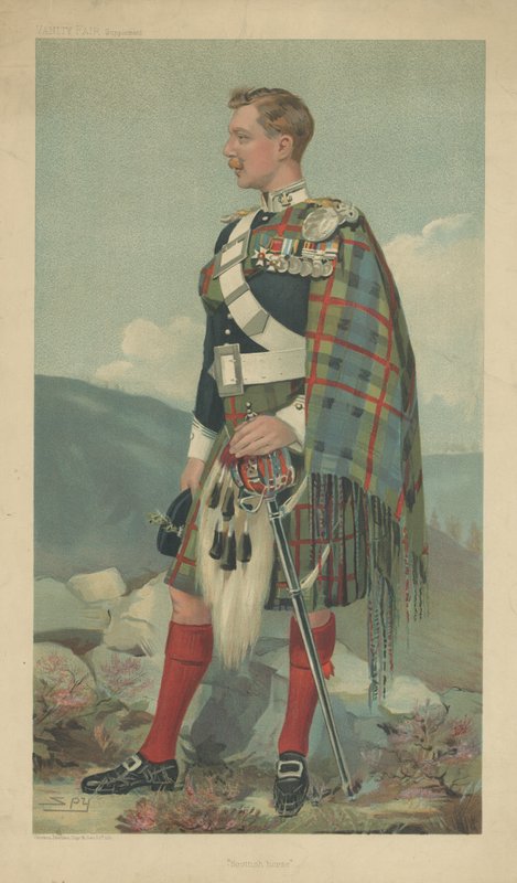 Tullibardinen markiisi (väri litho) tekijältä Leslie Matthew Ward