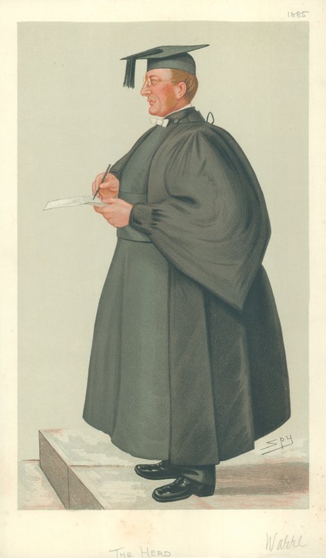 Rev Edmond Warre, Pää, 20. kesäkuuta 1885, Vanity Fair -sarjakuva tekijältä Leslie Matthew Ward