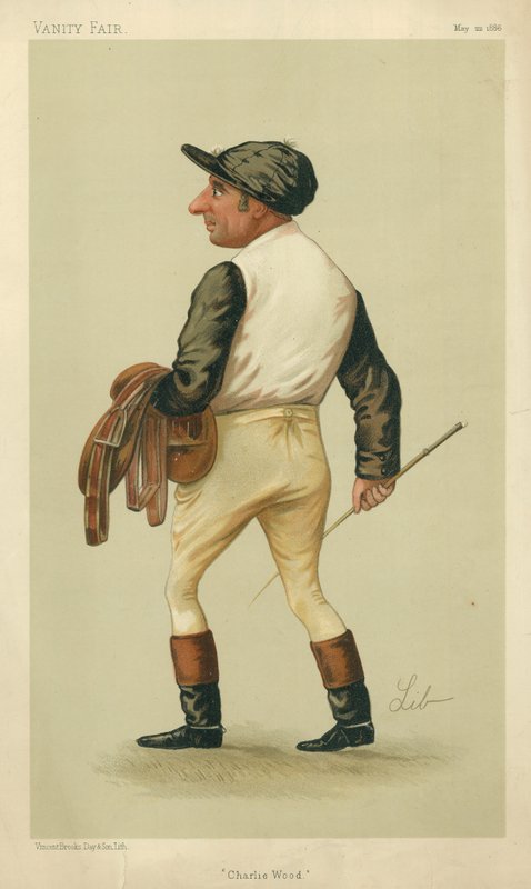 Charles Wood, Charlie Wood, 22. toukokuuta 1886, Vanity Fair -sarjakuva tekijältä Liborio Prosperi