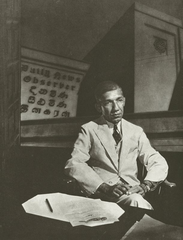 DR Wijewardene, Esq (m/w valokuva) tekijältä Lionel Wendt