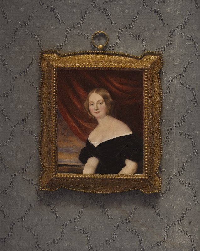 Madame Bouclierin muotokuva, 1840 tekijältä Lizinska Aimee Zoe de Mirbel
