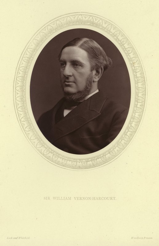 Sir William Vernon Harcourtin muotokuva tekijältä Lock and Whitfield