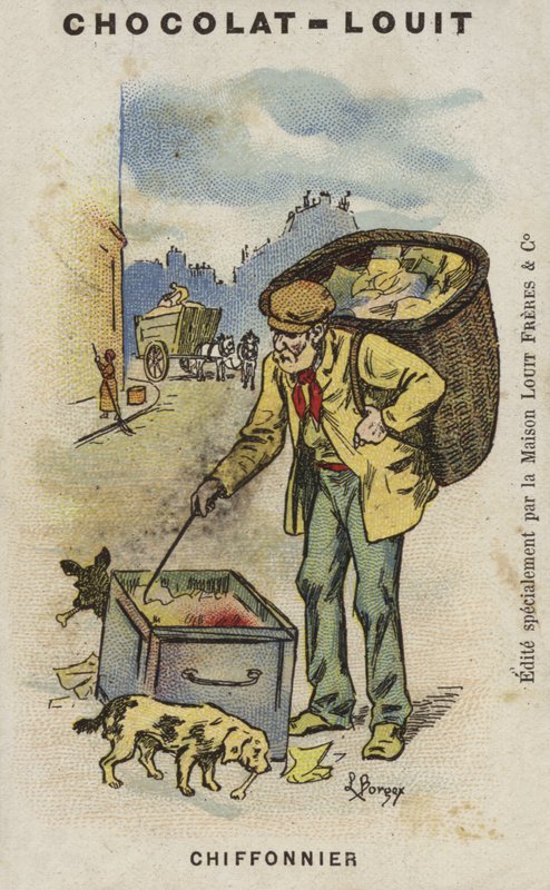 Chiffonnier (chromolitho) tekijältä Louis Borgex