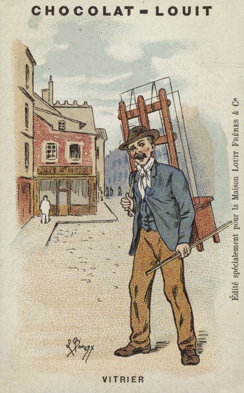 Glazier (chromolitho) tekijältä Louis Borgex