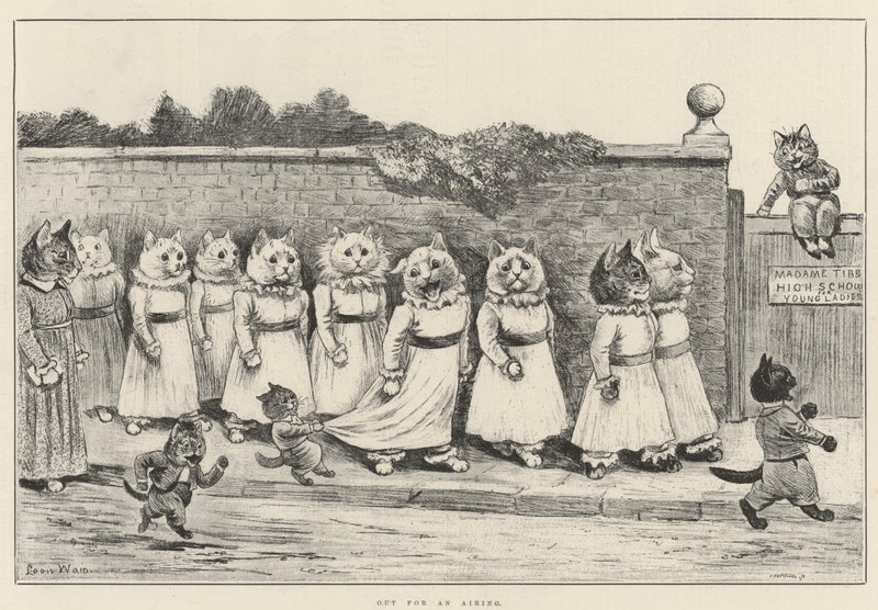 Ulos tuuletuksiin tekijältä Louis Wain