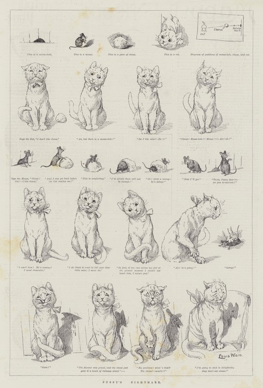 Pussyn painajainen tekijältä Louis Wain