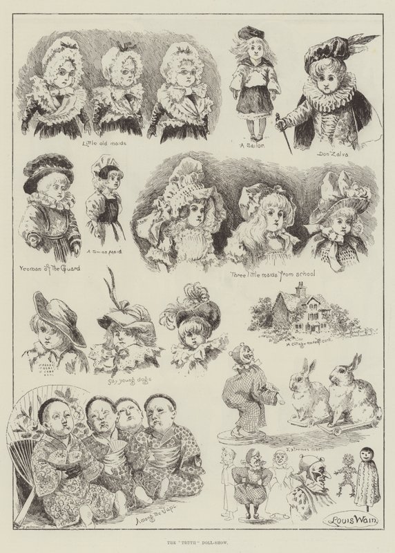 Totuus-nukke-show tekijältä Louis Wain