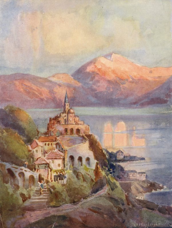 Madonna del Sasson kirkko, Locarno tekijältä Louis Burleigh Bruhl