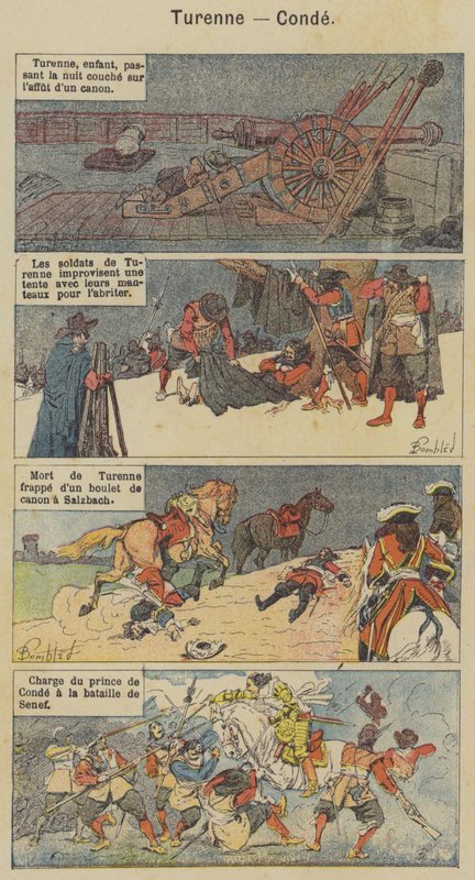 Turenne, Conde (väri litho) tekijältä Louis Charles (after) Bombled