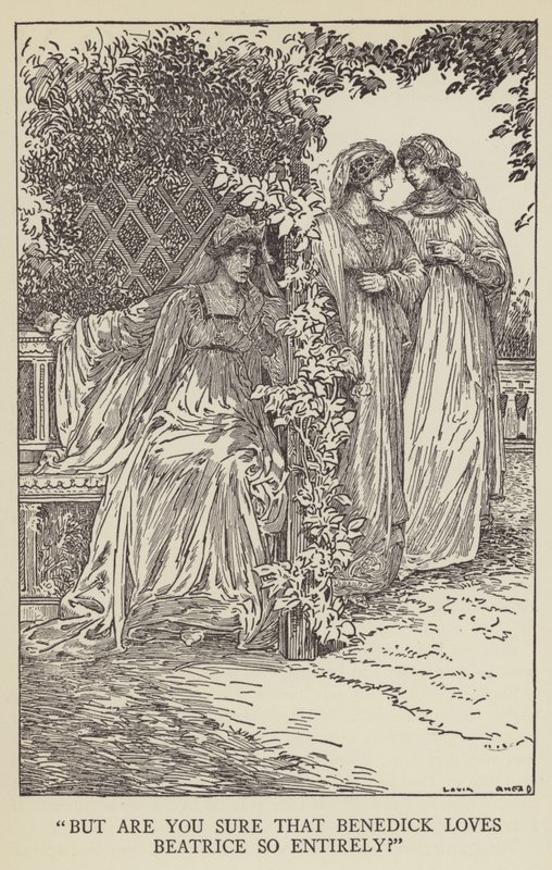 Mutta oletko varma, että Benedick rakastaa Beatricea niin täysin? tekijältä Louis John Rhead