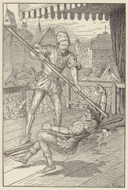 Hän löi Ericia täyteen ja neliömäisesti hänen kalloaan tekijältä Louis John Rhead