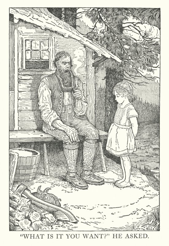 Johanna Spyrin Heidin kuvitus (litografia) tekijältä Louis John Rhead