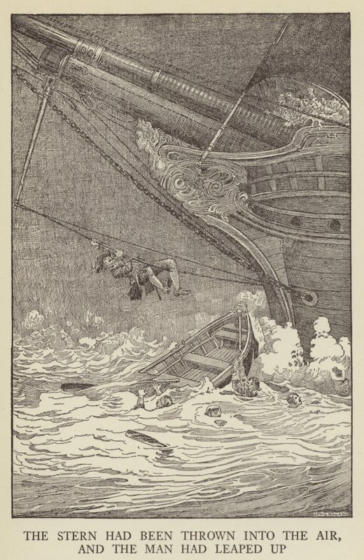Robert Louis Stevensonin kuvitus Kidnapped tekijältä Louis John Rhead