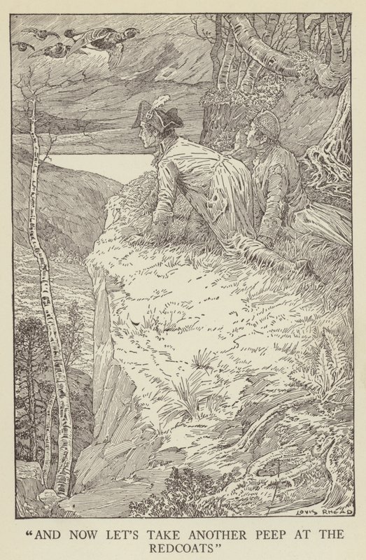 Robert Louis Stevensonin kuvitus Kidnapped tekijältä Louis John Rhead