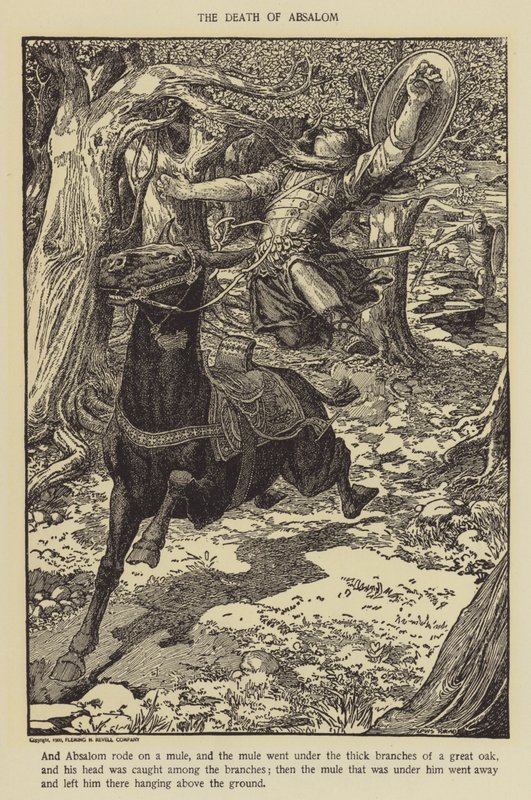 Absalomin kuolema tekijältä Louis John Rhead