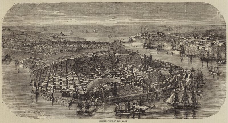 Havannan lintuperspektiivi tekijältä Louis Le Breton