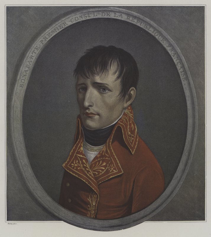 Napoleon Bonaparte, Ranskan tasavallan ensimmäinen konsuli tekijältä Louis Leopold after Boilly