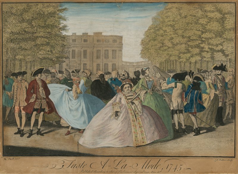 Muodikas maku, 1745 tekijältä Louis Philippe Boitard