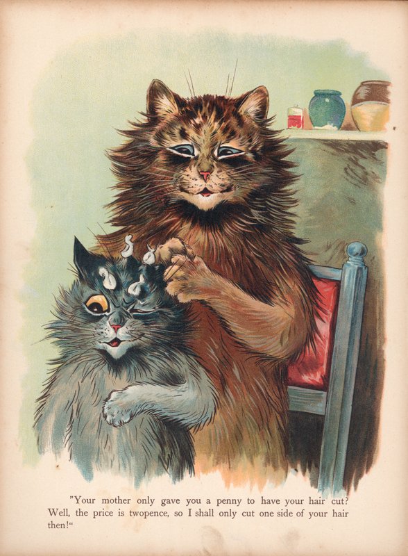 Louis Wain Cats (chromolitho) tekijältä Louis Wain