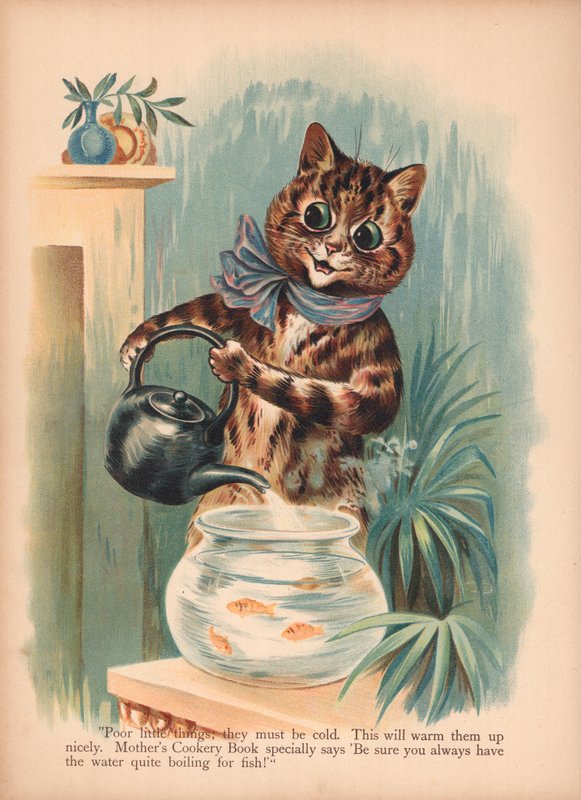 Louis Wain Kissat (kromoliitti) tekijältä Louis Wain