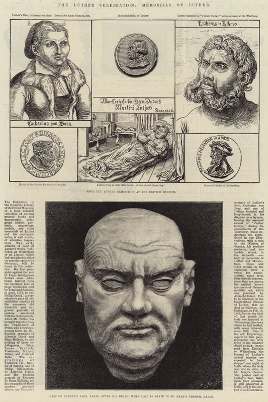 Luther-juhla, Lutherin muistomerkit tekijältä Lucas Cranach the Younger